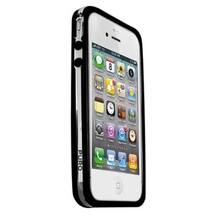 PURO COVER  IPHONE 4 BUMPER  NERO TRASP.