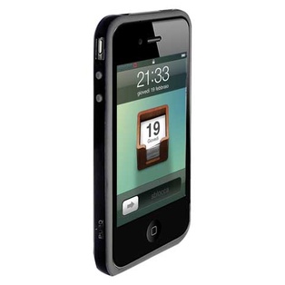 PURO COVER  IPHONE 4  BUMPER  GRIGIO/NERO