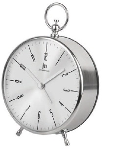SVEGLIA QUARZO ANALOGICA SILVER LOWELL