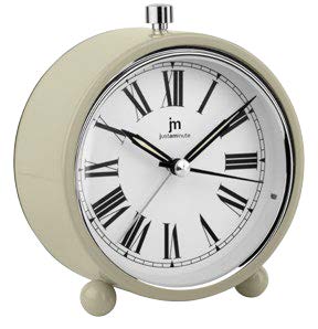 SVEGLIA QUARZO MOVIMENTO CONTINUO SILENZIOSO BEIGE LOWELL